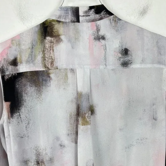 Aritzia Babaton Ambrose Bodysuit Frost Pink Dream Wrap-front Size Small S I1396 - Picture 10 of 14